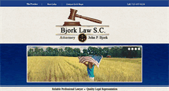 Desktop Screenshot of johnbjorklaw.com